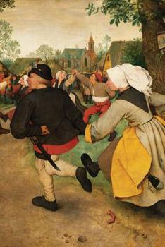 Paperback Art Journal: Pieter Bruegel the Elder - The Peasant Dance - Art Cover College Ruled Notebook 110 Pages Book