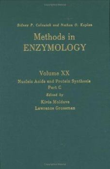 Hardcover Nucleic Acids and Protein Synthesis, Part C: Volume 20 Book