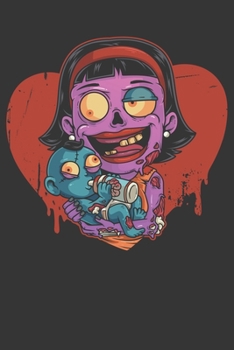 2020 Week To View Dated Planner Diary: 6x9 Inches Paperback Zombie Mom Baby Halloween