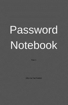 Paperback Password Notebook Book