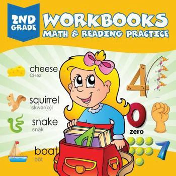 Paperback 2nd Grade Workbooks: Math & Reading Practice Book