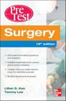 Paperback Surgery Pretest Self-Assessment and Review, Thirteenth Edition Book