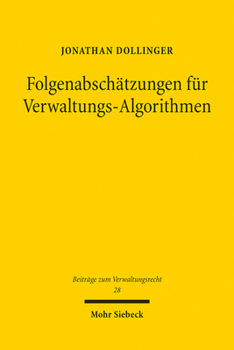 Paperback Folgenabschatzungen Fur Verwaltungs-Algorithmen [German] Book