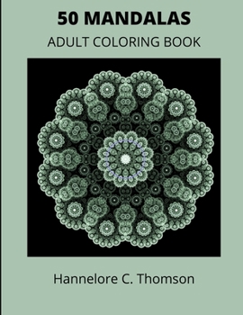 Paperback 50 Mandalas: Adult Coloring Book