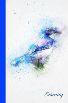 Serenity: California Scrub Jay Journal/Notebook 5.25"x8"