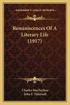 Paperback Reminiscences Of A Literary Life (1917) Book