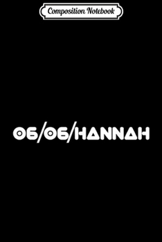 Paperback Composition Notebook: june june hannah funny Journal/Notebook Blank Lined Ruled 6x9 100 Pages Book