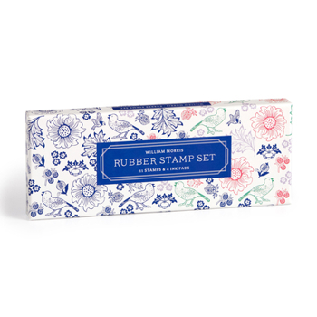 Misc. William Morris Rubber Stamp Set Book