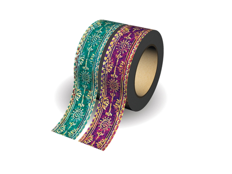 Paperback Oceania/Viola Washi Tape by Paperblanks (Washi Tape Mixed Pack) Book