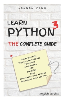 Paperback LEARN PYTHON 3 EASILY Book