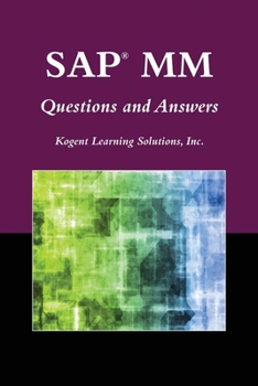 Paperback Sap(r) MM Questions and Answers Book