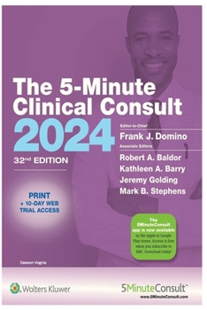 Paperback Thirty-Second, 2024 Edition (5-Minute Clinical Consult) Book