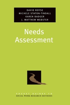 Needs Assessment - Book  of the Pocket Guides to Social Work Research Methods