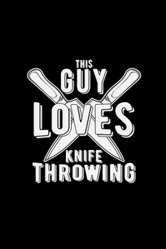 This guy loves knife throwing: 6x9 Throwing knifes | dotgrid | dot grid paper | notebook | notes