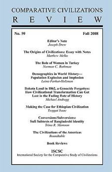 Paperback Comparative Civilizations Review Issue 59 Book