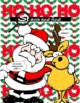 Paperback Where are santa's gifts hidden?: search and find books for kids 6-8 Book