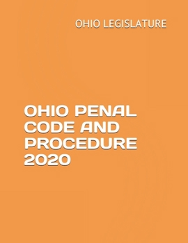 Paperback Ohio Penal Code and Procedure 2020 Book