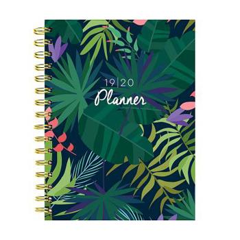 Calendar Cal 2020-Botanical Leaves Planner Book