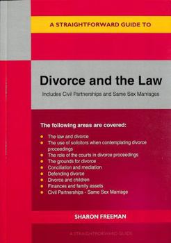 Paperback Straightforward Publishing A Straightforward Guide To Divorce And The Law Revised Edition - 2024. Book