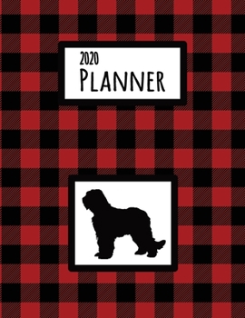 2020 Planner: Spaniel Red and Black Buffalo Plaid Dated Daily, Weekly, Monthly Planner With Calendar, Goals, To-Do, Gratitude, Habit and Mood Trackers, Affirmations and Holidays