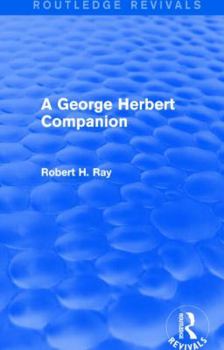 Paperback A George Herbert Companion (Routledge Revivals) Book