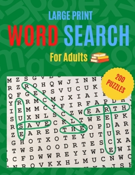 Word Search For Adults: 100 Puzzle Brain Games, Word Search for Adults and Seniors with Big Challenging, Puzzles for Relaxing and Fun, Challenging Large Print