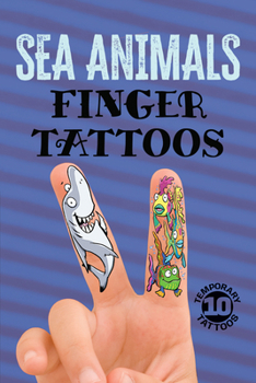 Paperback Sea Animals Finger Tattoos Book