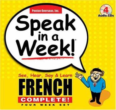 Spiral-bound Speak in a Week French Complete: See, Hear, Say & Learn Book