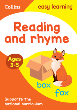 Paperback Reading and Rhyme: Ages 3-5 Book