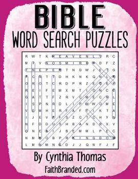 Paperback Bible Word Search Puzzles: More Than 100 Bible Word Searches [Large Print] Book