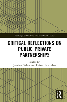 Hardcover Critical Reflections on Public Private Partnerships Book