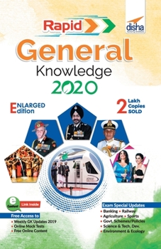 Paperback Disha's Rapid General Knowledge 2020 for Competitive Exams 2nd Edition Book