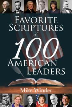 Hardcover Favorite Scriptures of 100 American Leaders Book