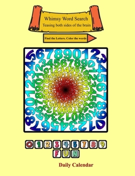 Paperback Whimsy Word Search, Numbers: Fun - Calendar Book