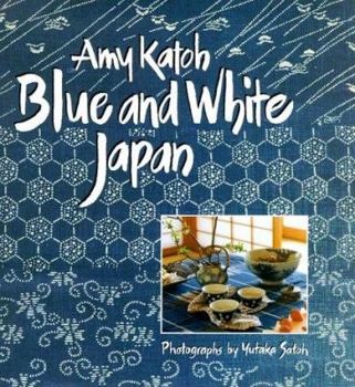 Hardcover Blue and White Japan Book