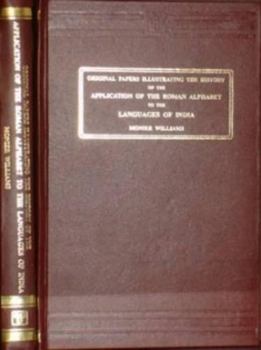 Hardcover Application of the Roman Alphabet to the Languages of India Book