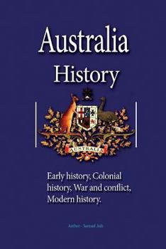 Paperback Australia History: Early history, Colonial history, War and conflict, Modern history Book