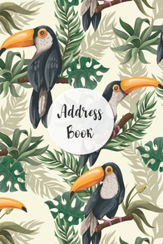 Address Book: Tropical Flamingo Design | Keep Your Important Contacts in The One Organizer Name, Addresses, Email, Phone Numbers, Birthday | Custom Alphabetical Organizer