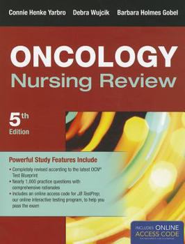 Paperback Oncology Nursing Review [With Access Code] Book