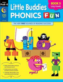Paperback Little Buddies Phonics Fun Book 5 - Long Vowels Book