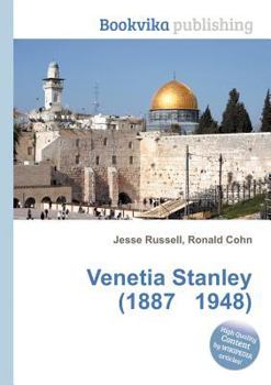 Paperback Venetia Stanley (1887 1948) Book