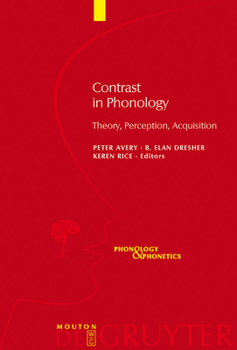 Hardcover Contrast in Phonology Book