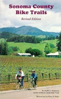 Paperback Sonoma County Bike Trails Book