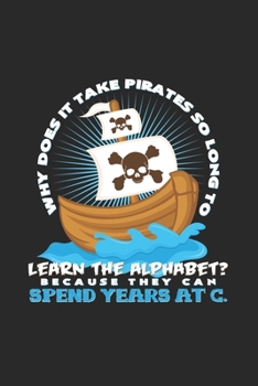 Pirates: 6x9 Pirate | lined | ruled paper | notebook | notes