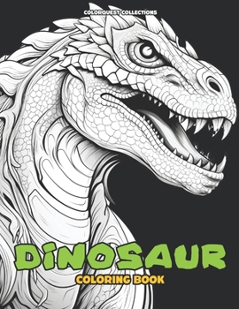 Paperback Dinosaur Coloring Book: Echoes of a Lost World: The Dinosaur Color Odyssey Book