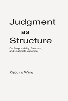 Paperback Judgment as Structure Book