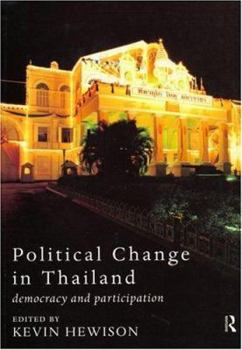 Paperback Political Change in Thailand: Democracy and Participation Book