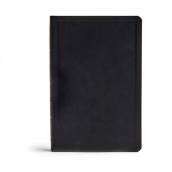 Imitation Leather CSB Deluxe Gift Bible, Black Leathertouch Book