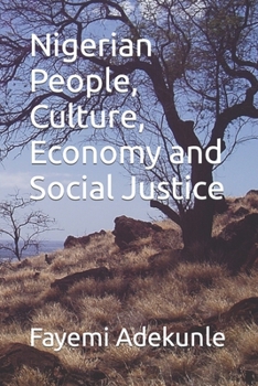 Paperback Nigerian People, Culture, Economy and Social Justice Book