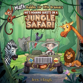 Paperback Math Riddles for Little Brainiacs: Rio's Roaring Quests on a Jungle Safari! Book